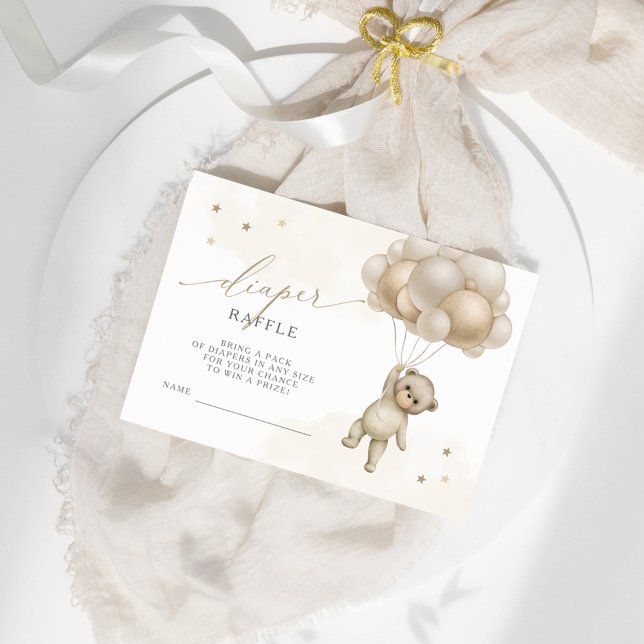 Carte D'accompagnement Nous Pouvons Attendre Teddy Neutre Déchets Raffin (Créateur téléchargé)