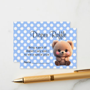Carte D'accompagnement Nous pouvons Bearly Wait Baby shower ours en peluc