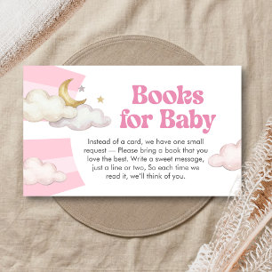 Carte D'accompagnement Nous sommes au septième ciel Fête pour bébé Livres