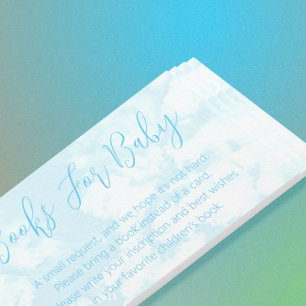 Carte D'accompagnement Nous sommes sur Cloud Neuf livre pour le Baby show