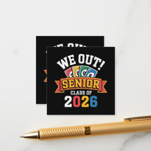 Carte D'accompagnement Nous sortons de la promotion 2026