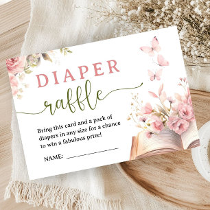 Carte D'accompagnement Nouveau Chapitre Baby Shower Fille Floral Rose