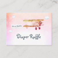 *~* Nuages Vintage Plan Bannière Baby Diaper Raffl
