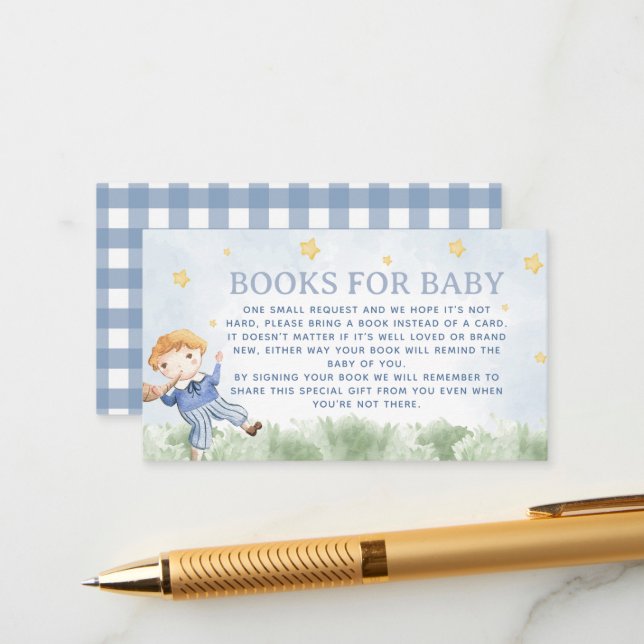 Carte D'accompagnement Nursery Rhyme Livres Pour Bébé (Devant/Arrière en situation)