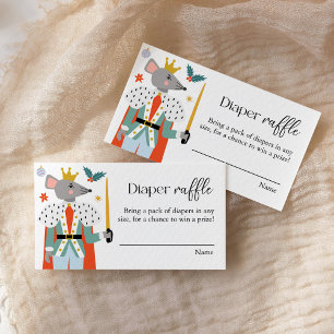Carte D'accompagnement Nutcracker Baby shower de Noël Déchets Raffin