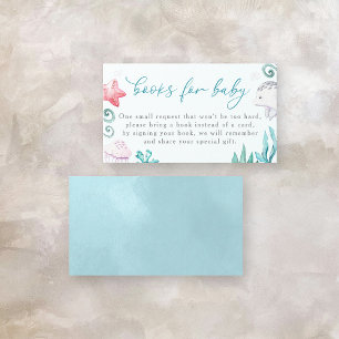 Carte D'accompagnement Ocean Animals Boy Baby shower Books For Baby