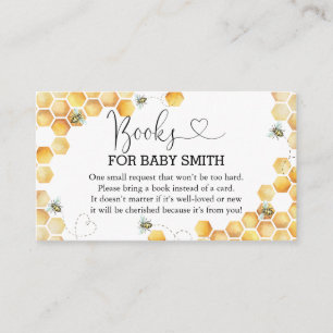 Carte D'accompagnement Oh Babee Books for Baby shower Encape Card