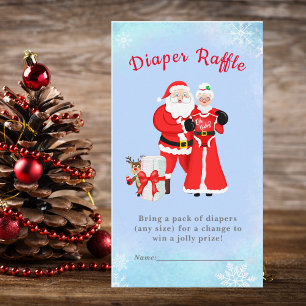 Carte D'accompagnement Oh Baby Père Noël & Mme Claus Déchets Raffle