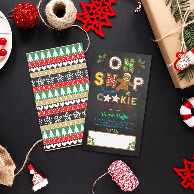 Carte D'accompagnement Oh ! Baby shower de pain d'épices (Créateur téléchargé)