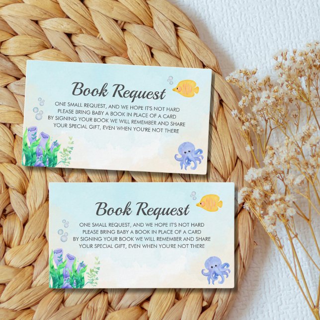 Carte D'accompagnement Oh Baby Under Sea Baby Shower (Créateur téléchargé)