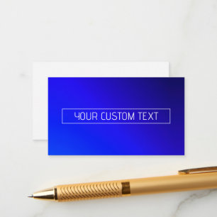 Carte D'accompagnement Ombre moderne Bleu Clair et Violet