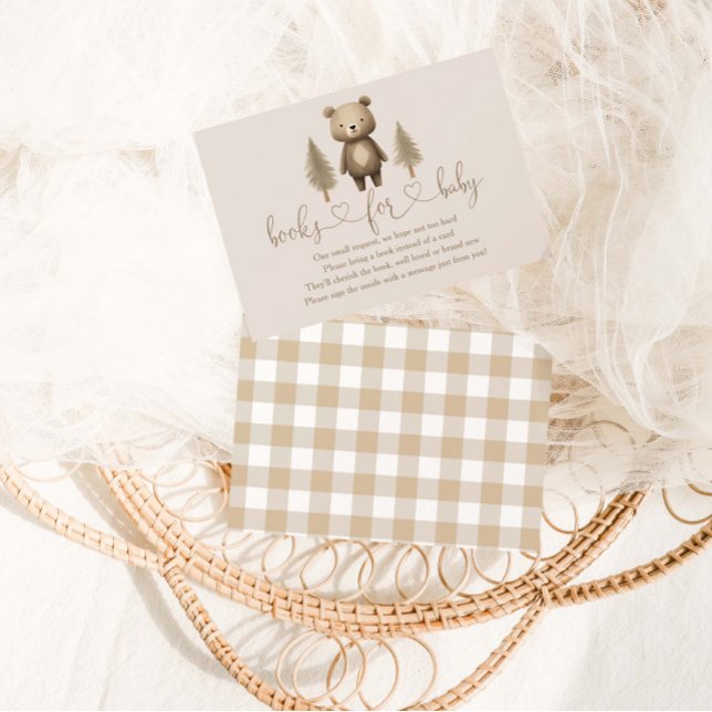 Carte D'accompagnement On Peut À Peine Attendre Les Livres D'Ours De Bois (Créateur téléchargé)