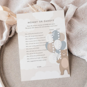 Carte D'accompagnement On Peut Attendre   Jeu de maman ou papa neutre