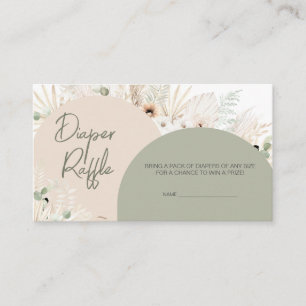 Carte D'accompagnement On Peut Attendre Le Raffin De Baby shower Vert
