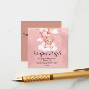 Carte D'accompagnement On peut attendre le raffle de la couche fille