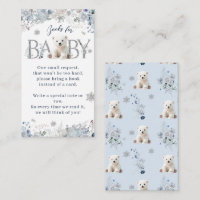 On peut attendre l'hiver Ours Baby shower Livres