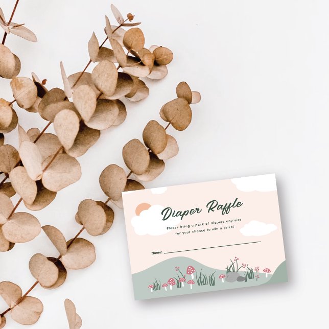 Carte D'accompagnement On peut attendre maman Bear Diaper Ticket (Créateur téléchargé)