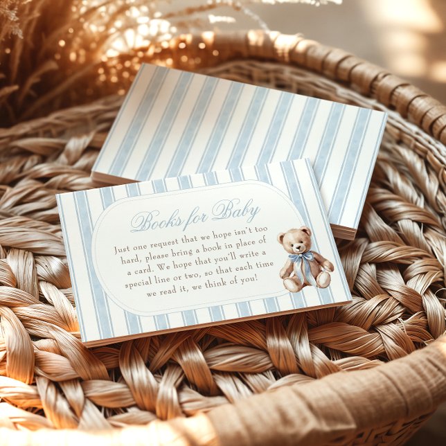 Carte D'accompagnement On peut attendre Teddy Bear Livres pour bébé (Créateur téléchargé)