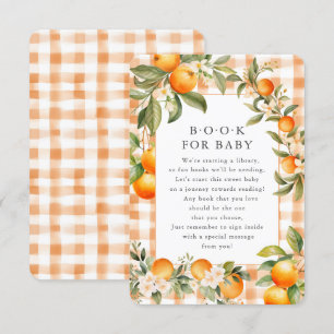 Carte D'accompagnement Orange Blossom Bliss Book for Baby Card