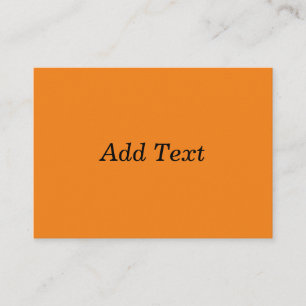 Carte D'accompagnement Orange Créez Votre Propre Ajouter Texte Personnali