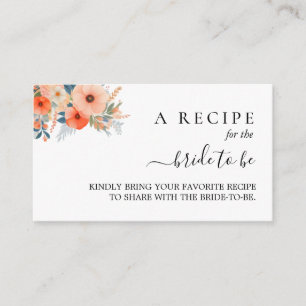 Carte D'accompagnement Orange les années 70 80s 90s Rose Fête des mariées