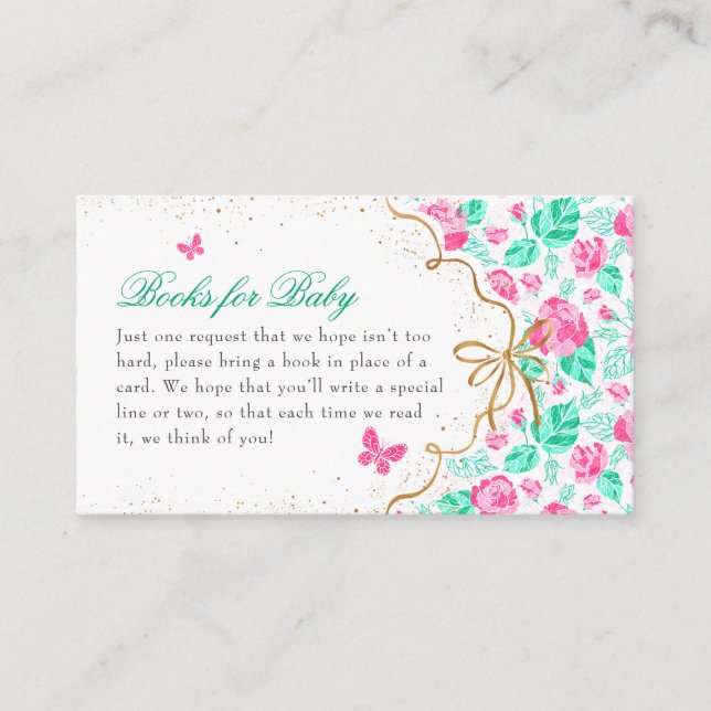 Carte D'accompagnement Our Lovely One Baby Shower (Devant)