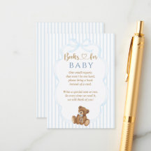 Ours Bleu à peine attendre Baby Shower Élégante Ra
