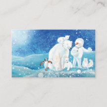 Ours polaires, Renard polaire, Pingouin Empereur &