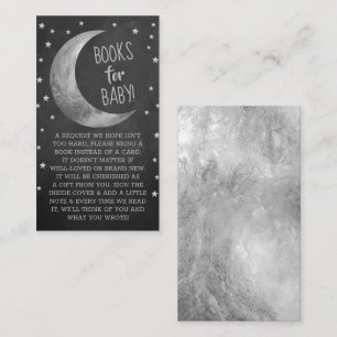 Carte D'accompagnement Over The Moon   Livres de Baby Shower pour la cham