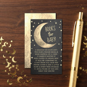 Carte D'accompagnement Over The Moon Livres de Fête Prénatale pour Bébé