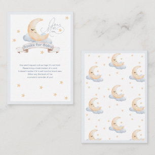 Carte D'accompagnement Over the Moon & Stars Livres pour bébé