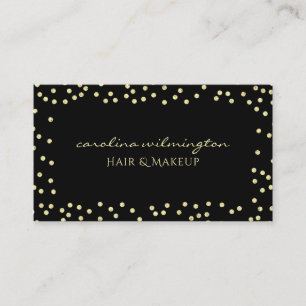 Carte D'accompagnement Paillettes Glam Gold sur Boutique Noir