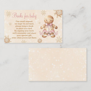 Carte D'accompagnement Pain D'Argent Fille Baby shower Livres Pour Baby C