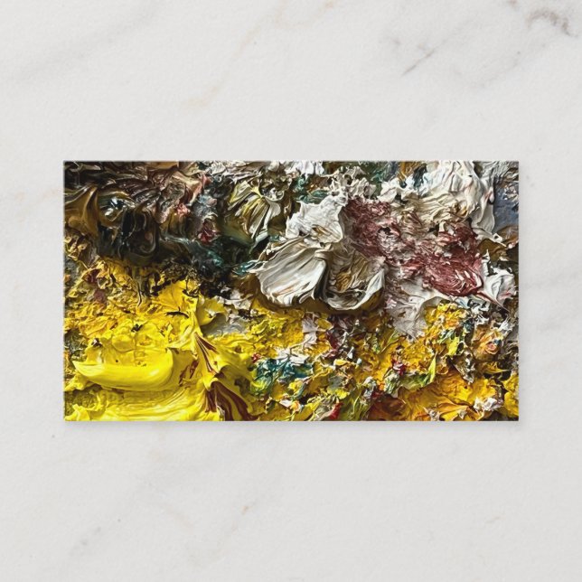 Carte D'accompagnement Palette de l'artiste #1 (Devant)