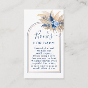 Carte D'accompagnement Pampas Grass Books for Baby Card