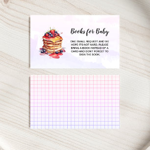 Carte D'accompagnement Pancakes Brunch Books for Baby Encape Card