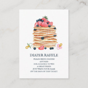 Carte D'accompagnement Pancakes + Pacificateurs Baby shower Déchets Raffi