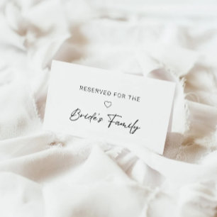 Carte D'accompagnement Panneau Réservé, Panneau Réservé Moderne