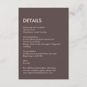 Carte D'accompagnement Paon de mariage botanique Art de l'encart coutur