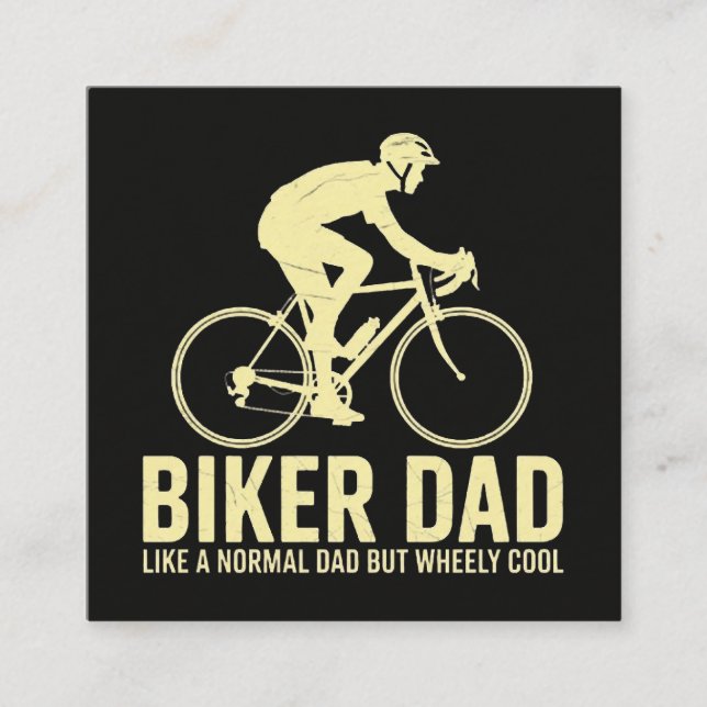 Carte D'accompagnement Papa motard comme un papa normal  (Devant)
