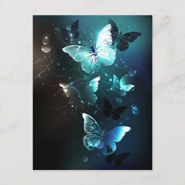 Carte D'accompagnement Papillons de nuit à la menthe (Devant)
