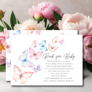 Carte D'accompagnement Papillons Whimsical Book for Baby Encape Card