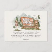 parc national livres d'invitation pour bébé insére