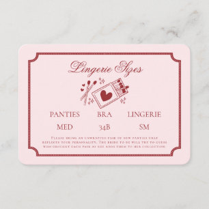 Carte D'accompagnement Parfait Accord Fabriqué dans les Tailles de Linger