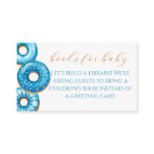 Parsemé avec Love Donut Baby shower Book Drive