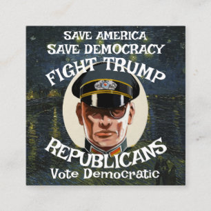 Carte D'accompagnement Parti républicain Trump Grad Retraite Mariage MB