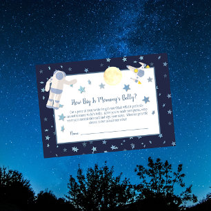 Carte D'accompagnement Partie de douche de taille ventre de maman de l'es