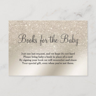 Carte D'accompagnement parties scintillant d'ivoire perlé ombre apporter 