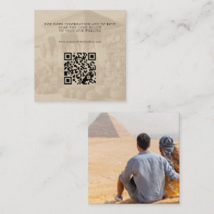 Carte D'accompagnement Passeport Égypte QR
