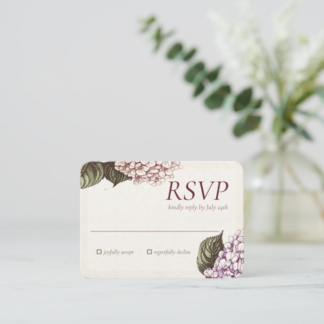 Carte D'accompagnement PASSION | Réponse à l'invitation de mariage (Debout devant)